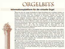 Tablet Screenshot of orgelbits.de